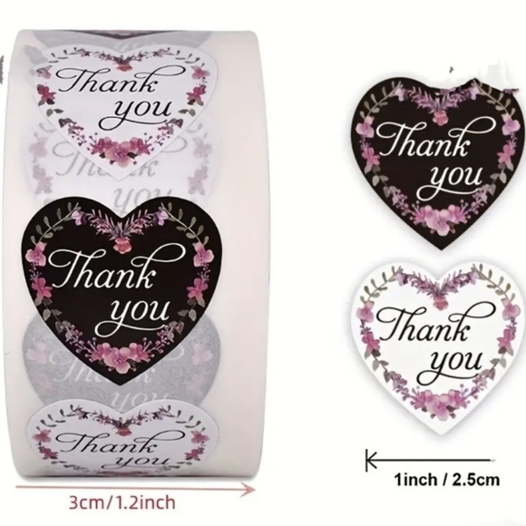 Thank You Stickers - Picture 2 of 2